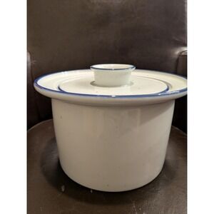 Vintage Dansk Blue Mist 3 Quart  Covered Casserole Niels Refsgaard Dennark